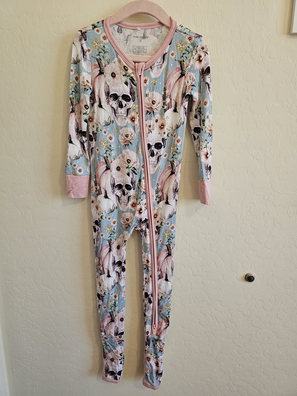 Posh Peanut Rosie Skulls Convertible One Piece 3T